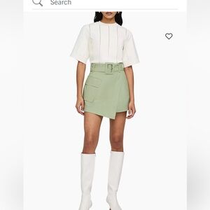 SIMKHAI Lizette Belted Utilitarian Miniskort